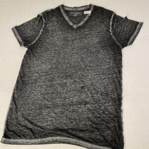 Men's Short Sleeve V-Neck T Shirt Large paper thin